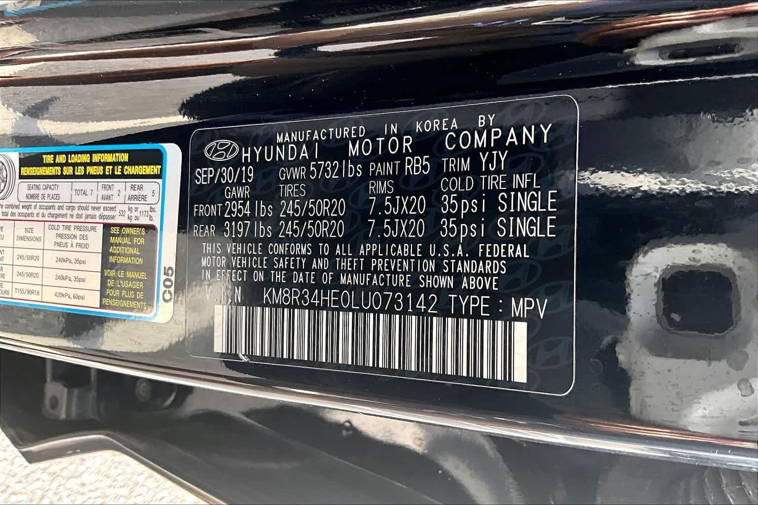 Used 2020 Hyundai Palisade SEL w/ Convenience Package FWD image 32