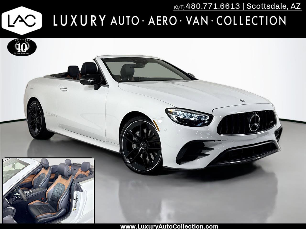 Used 2021 Mercedes-Benz E 53 AMG 4MATIC Cabriolet image 1