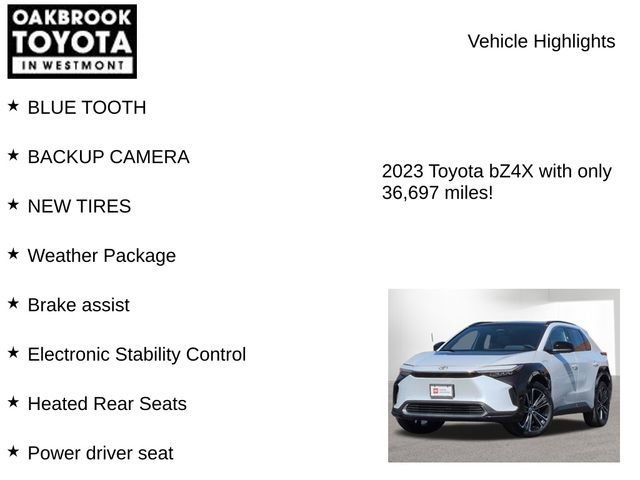 Certified 2023 Toyota bZ4X Limited w/ Weather Package image 8