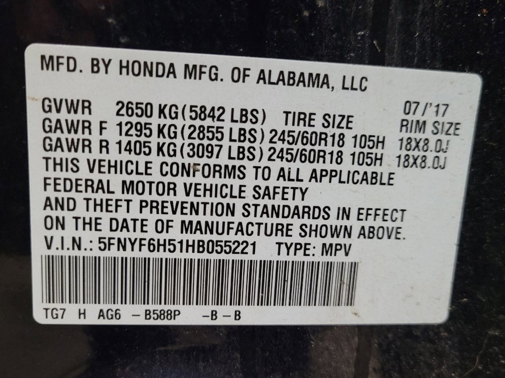 Used 2017 Honda Pilot EX-L image 33