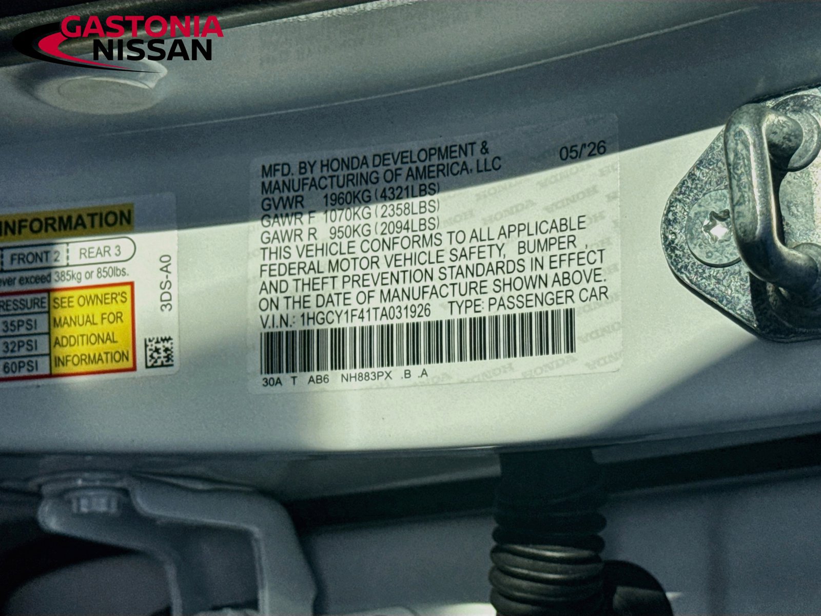 Used 2026 Honda Accord SE image 40
