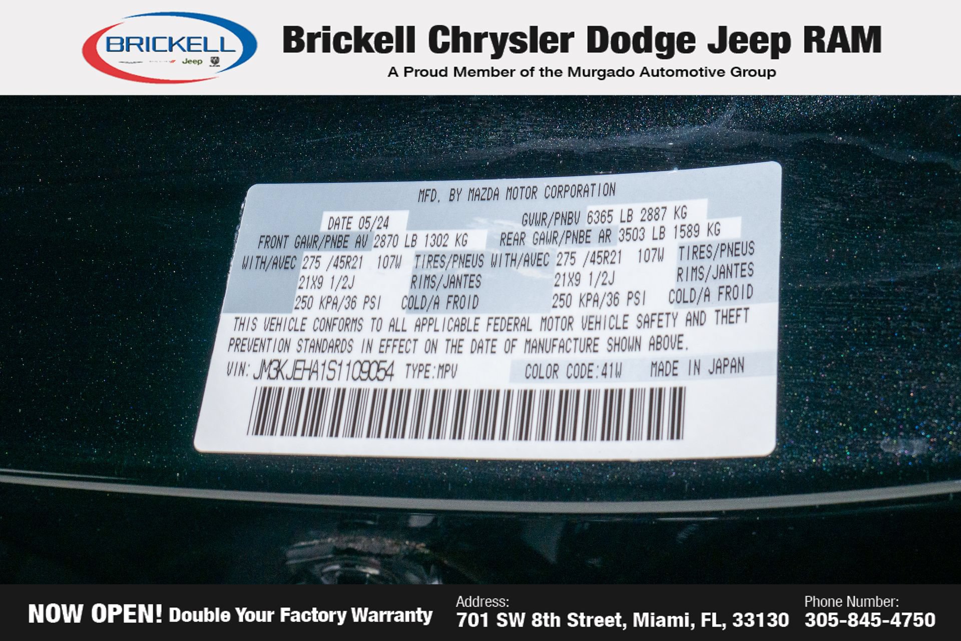 Used 2025 MAZDA CX-70 Plug-In Hybrid w/ Premium Plus AWD/4WD image 38