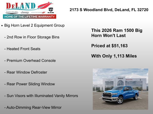 New 2026 RAM 1500 Big Horn image 7