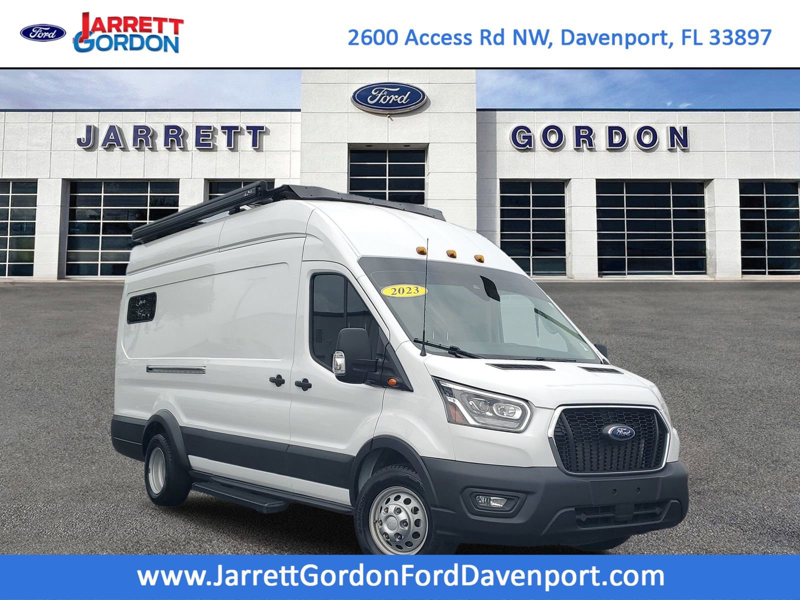 Used 2023 Ford Transit 350 148 High Roof DRW AWD w/ Exterior Upgrade Package