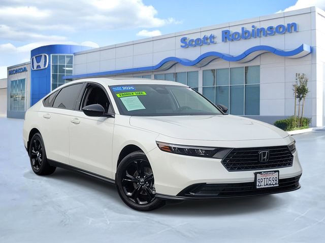 Certified 2025 Honda Accord SE
