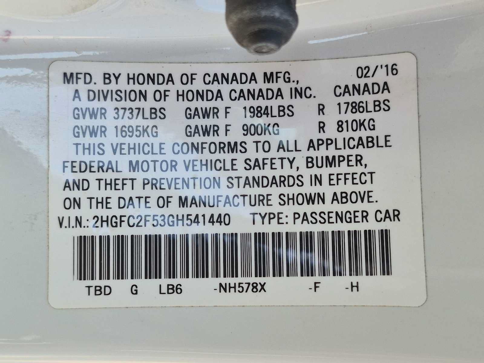 Used 2016 Honda Civic LX image 32