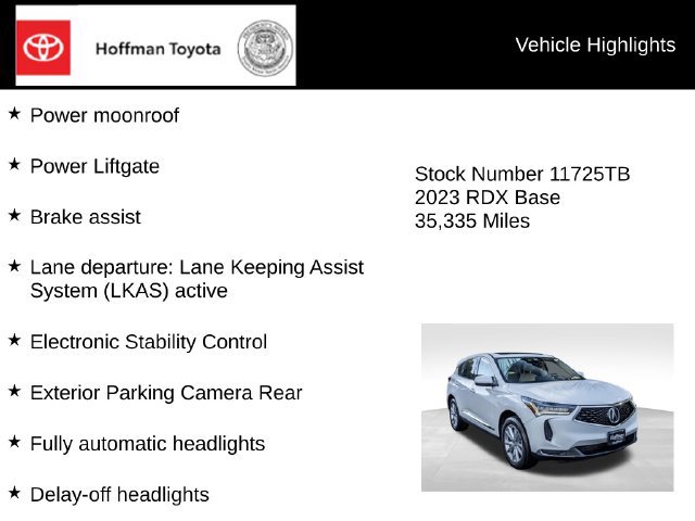 Used 2023 Acura RDX AWD image 25