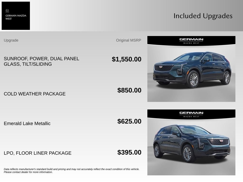 Used 2025 Cadillac XT4 Premium Luxury w/ Cold Weather Package AWD/4WD image 10