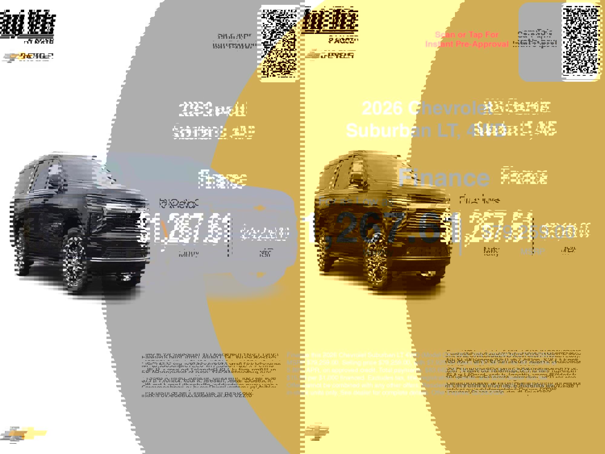 New 2026 Chevrolet Suburban LT w/ Comfort Package image 6