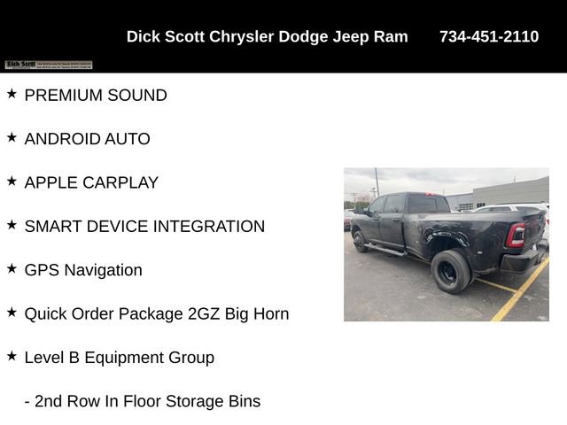 Used 2021 RAM 3500 Big Horn w/ Level B Equipment Group image 15