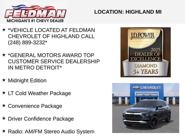 New 2026 Chevrolet TrailBlazer LT w/ Convenience Package FWD image 3