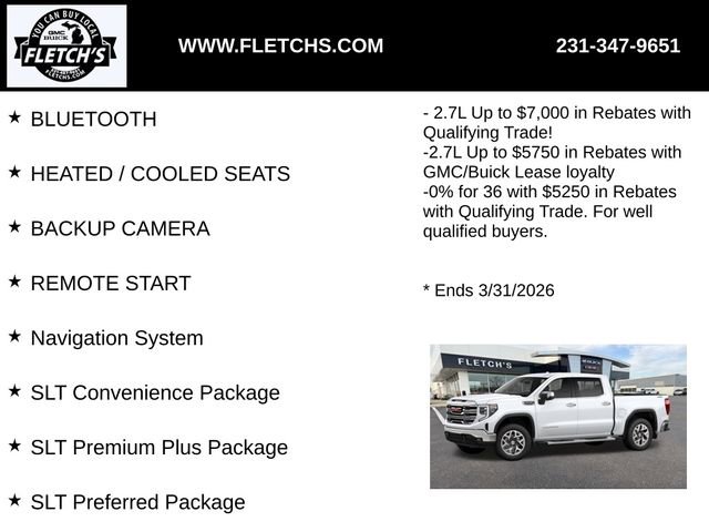 New 2026 GMC Sierra 1500 SLT w/ SLT Premium Plus Package image 2