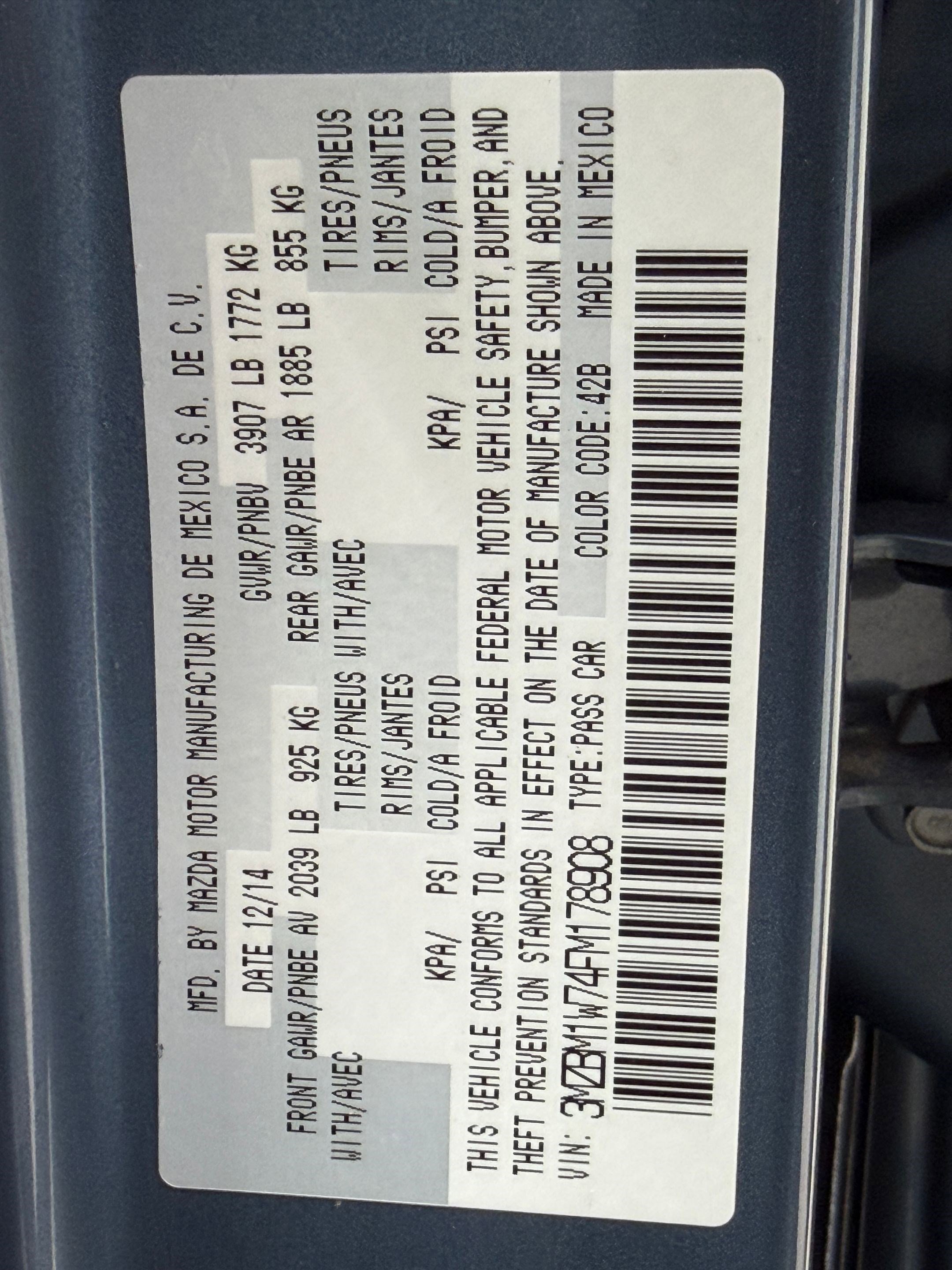 Used 2015 MAZDA MAZDA3 i Grand Touring image 22