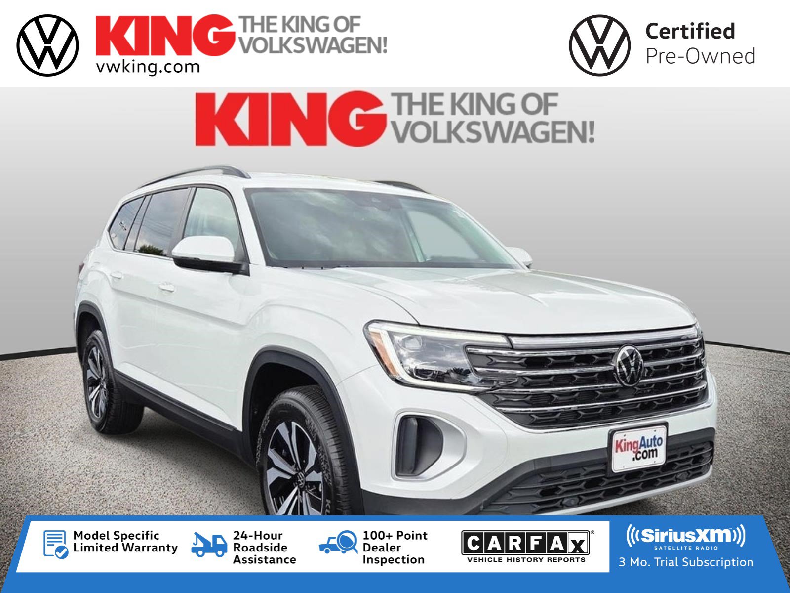 Certified 2026 Volkswagen Atlas SE