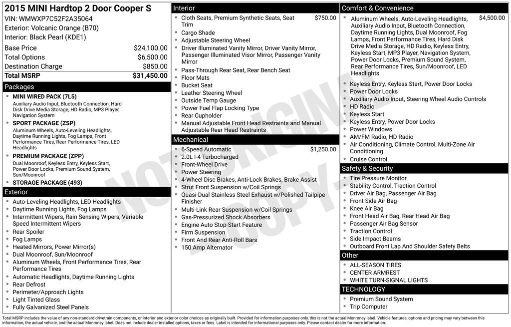 Used 2015 MINI Cooper S image 3