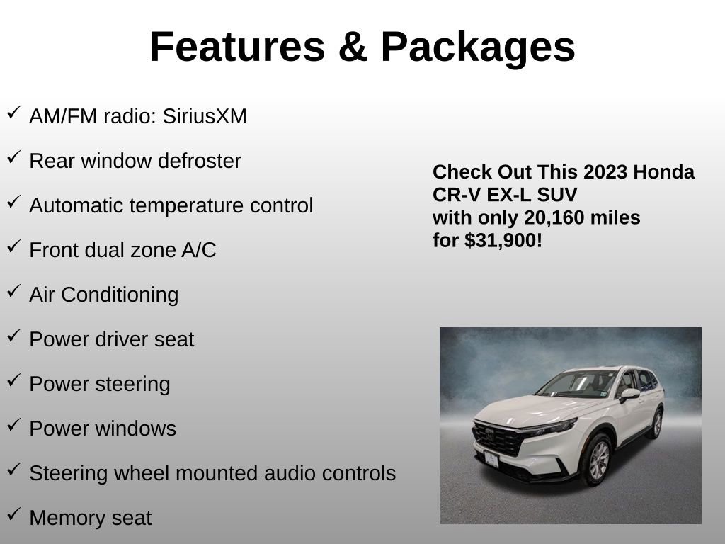 Certified 2023 Honda CR-V EX-L image 8