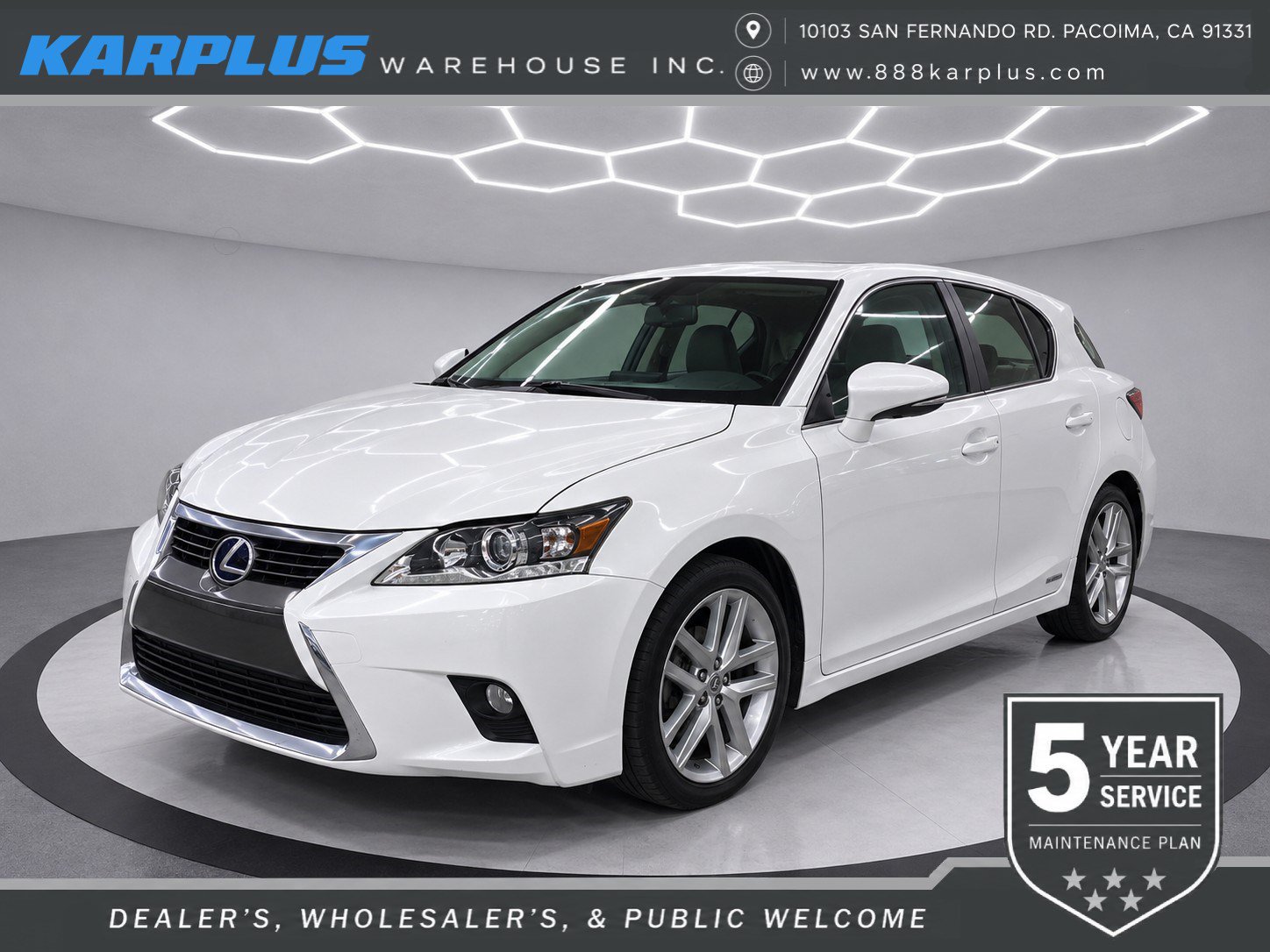 Used 2017 Lexus CT 200h w/ Seat Comfort Package FWD image 1