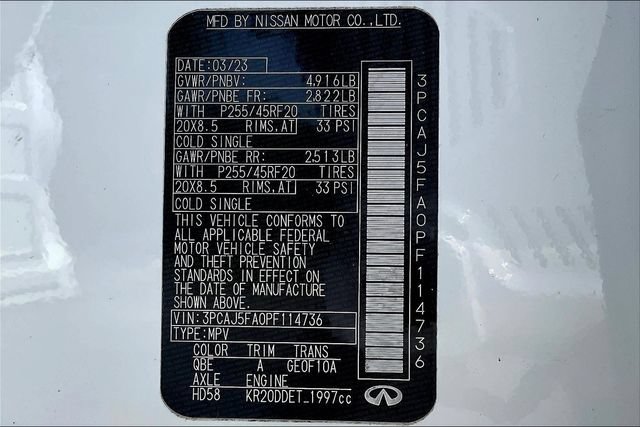 Used 2023 INFINITI QX50 Sport FWD image 21