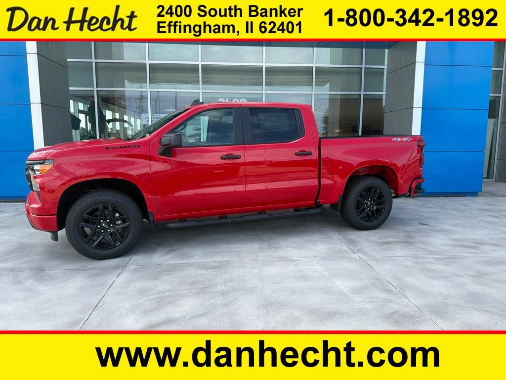 New 2026 Chevrolet Silverado 1500 Custom w/ Turbomax Blackout Package