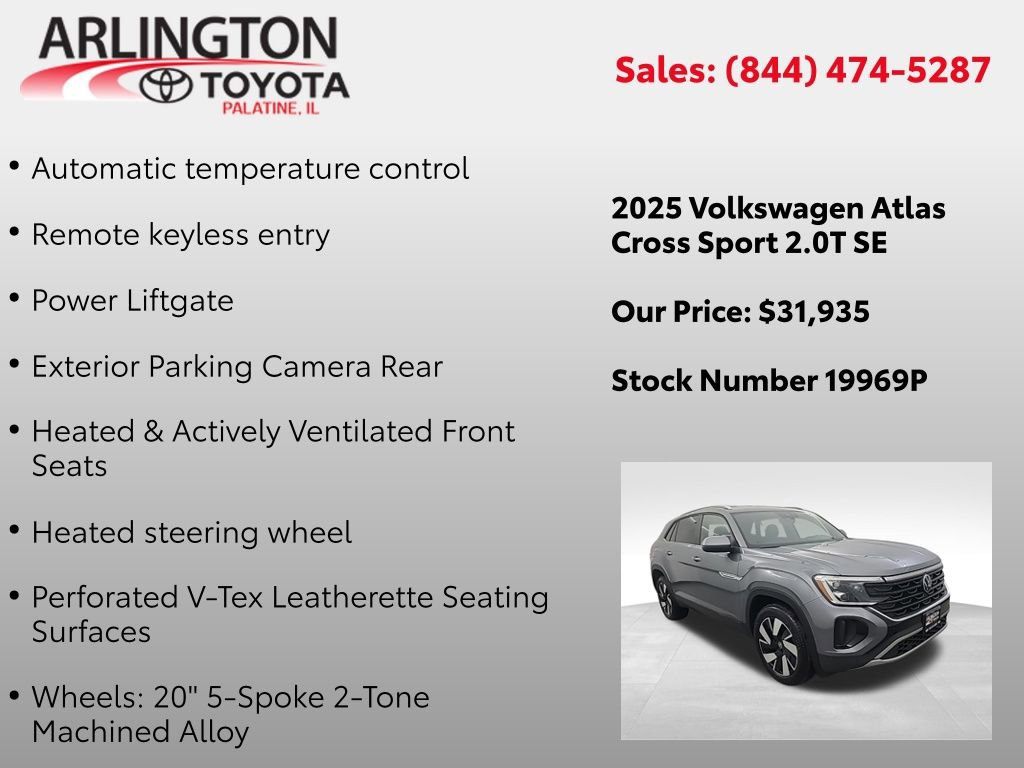 Used 2025 Volkswagen Atlas Cross Sport SE image 3