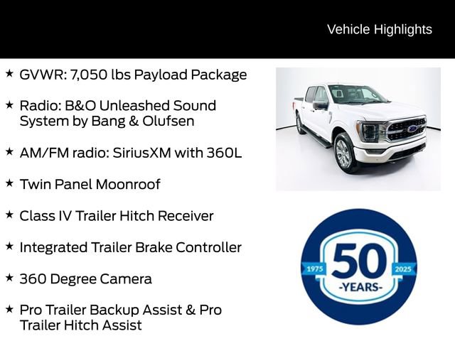 Certified 2023 Ford F150 Platinum w/ Equipment Group 701A High image 11