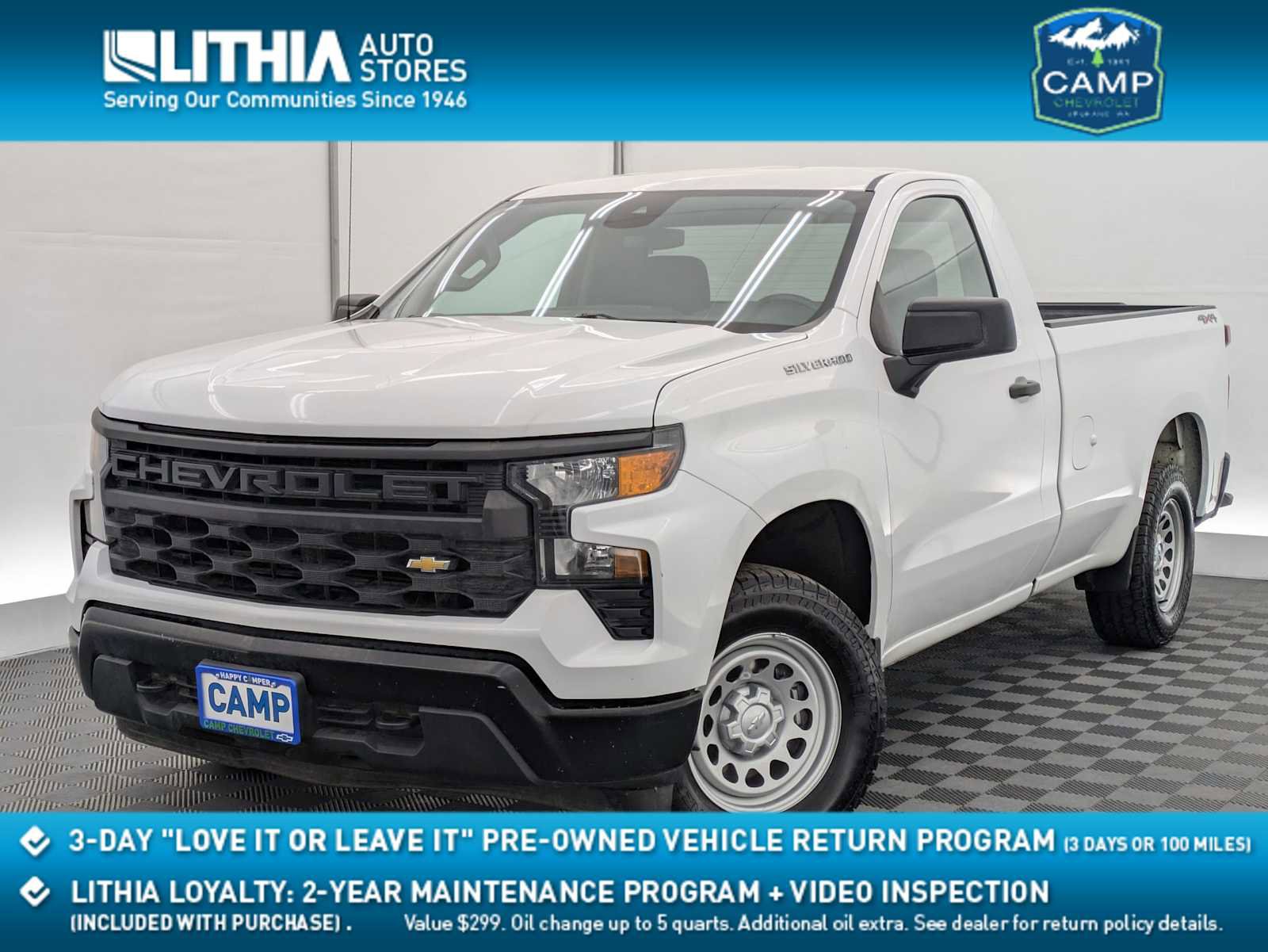 Used 2023 Chevrolet Silverado 1500 W/T w/ WT Value Package AWD/4WD image 1