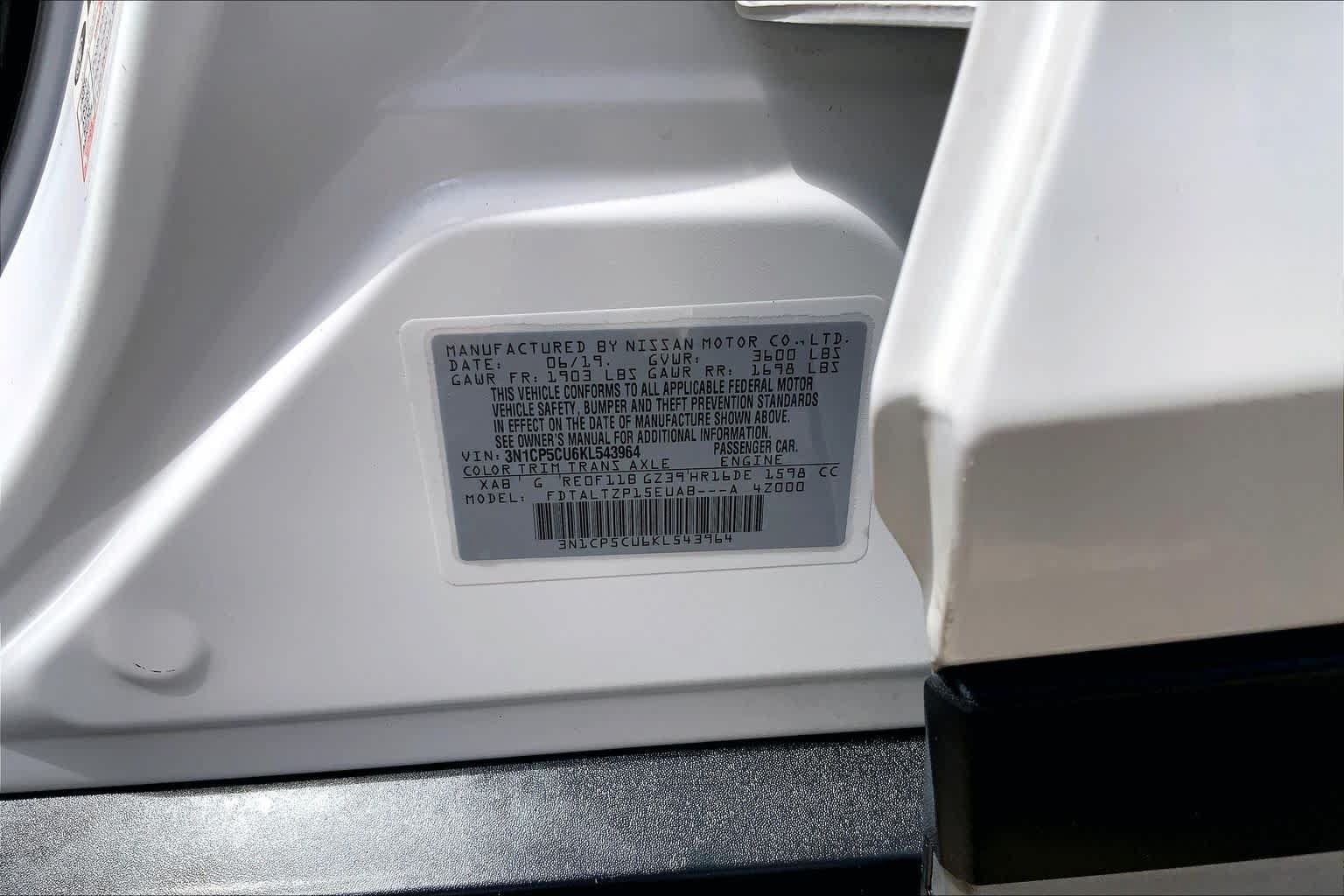 Used 2019 Nissan Kicks SR FWD image 37