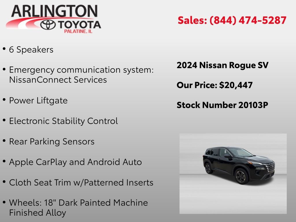 Used 2024 Nissan Rogue SV AWD/4WD image 2
