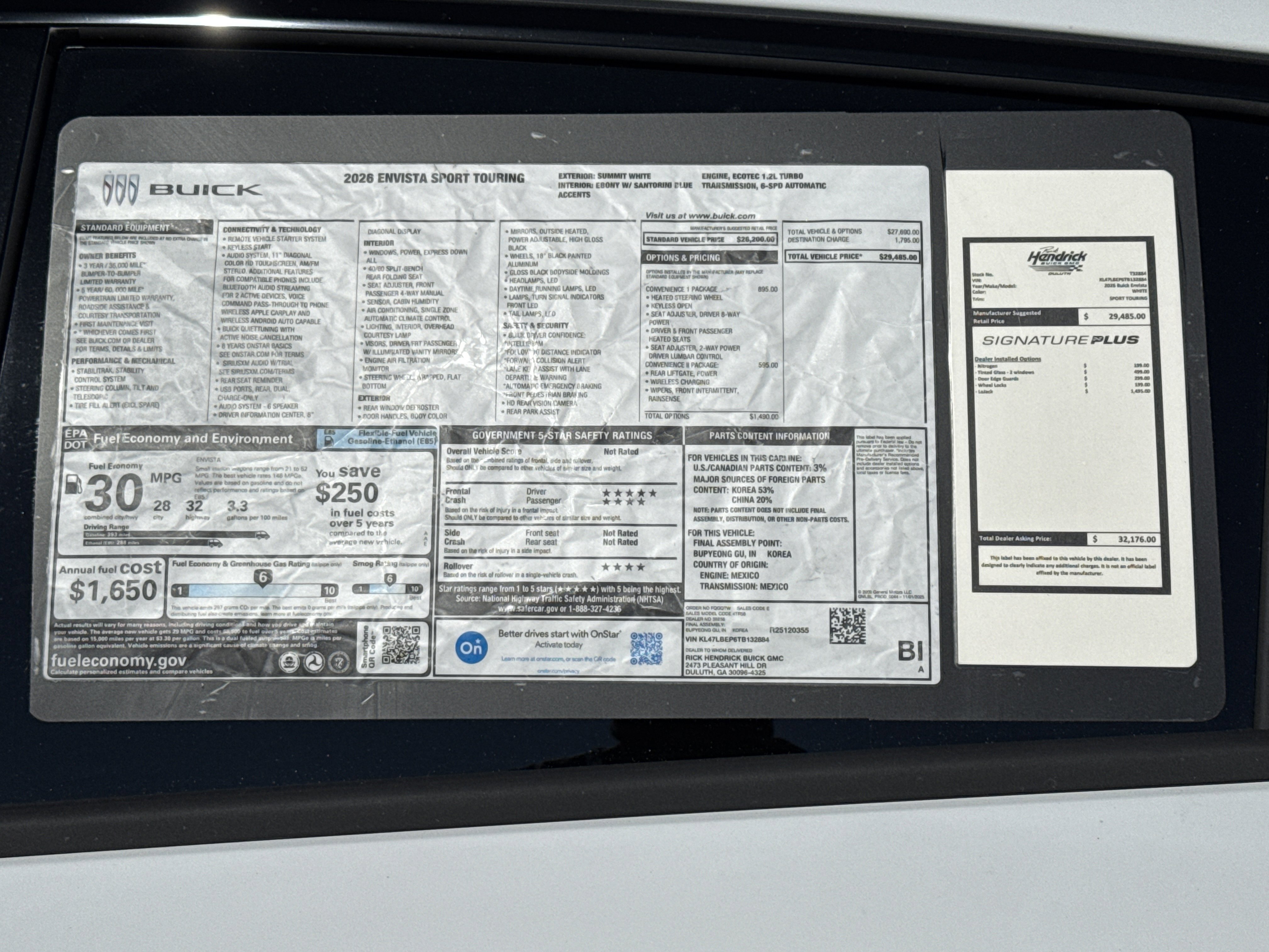 New 2026 Buick Envista Sport Touring w/ Convenience I Package FWD image 35