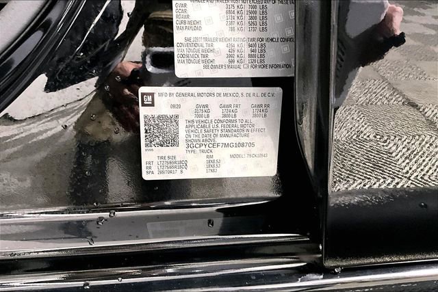 Used 2021 Chevrolet Silverado 1500 Custom Trail Boss image 32