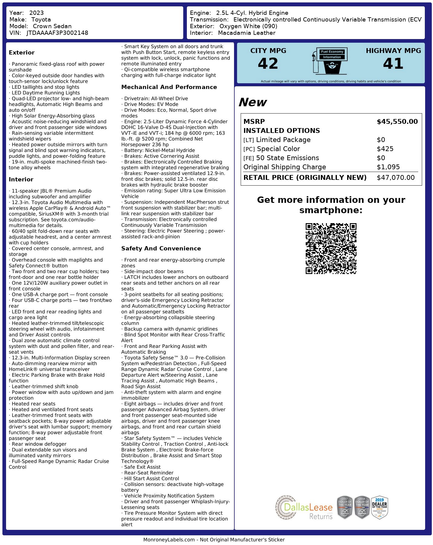 Used 2023 Toyota Crown Limited AWD/4WD image 3