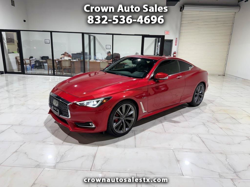 Used 2018 INFINITI Q60 Red Sport 400 w/ Pro Active Package AWD/4WD image 1