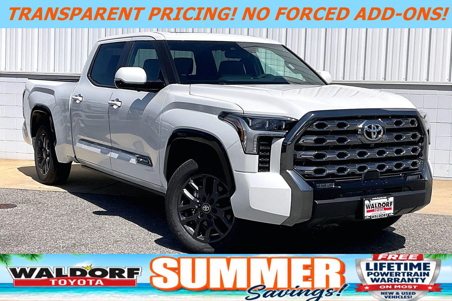 New 2026 Toyota Tundra Platinum