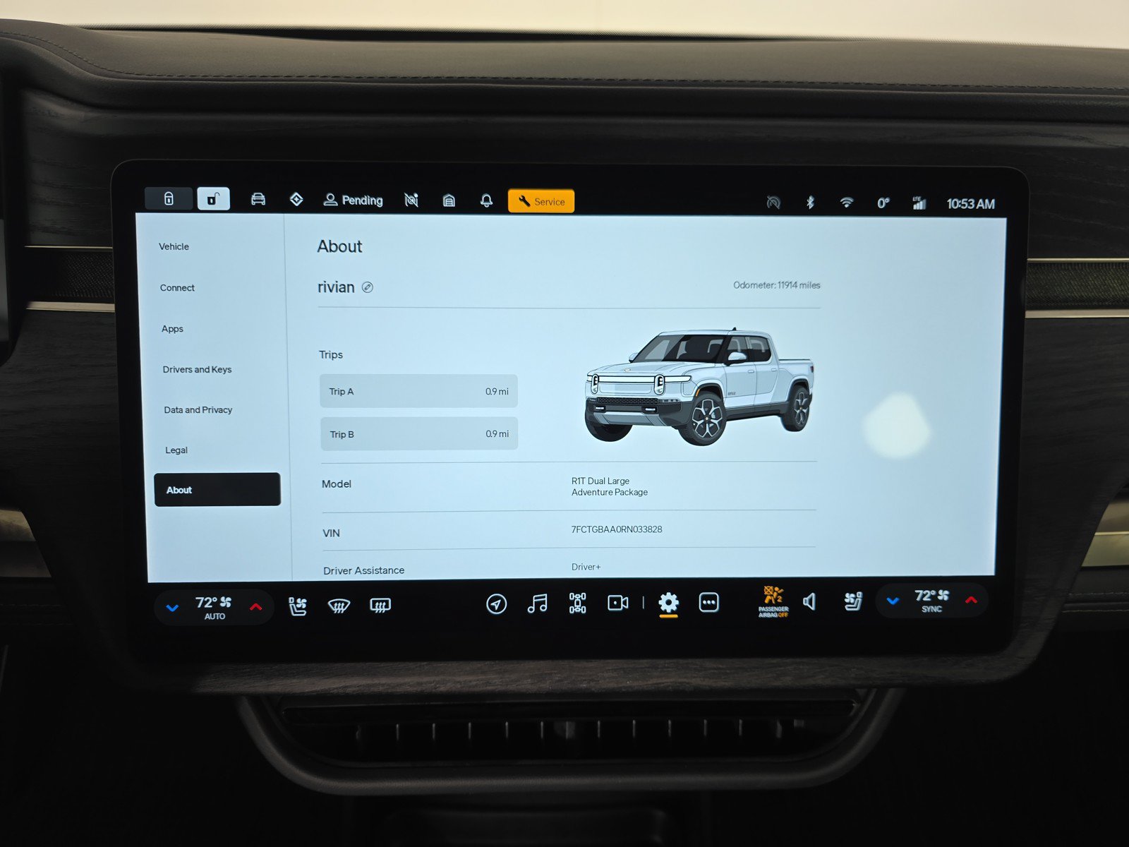 Used 2024 Rivian R1T Adventure AWD/4WD image 27