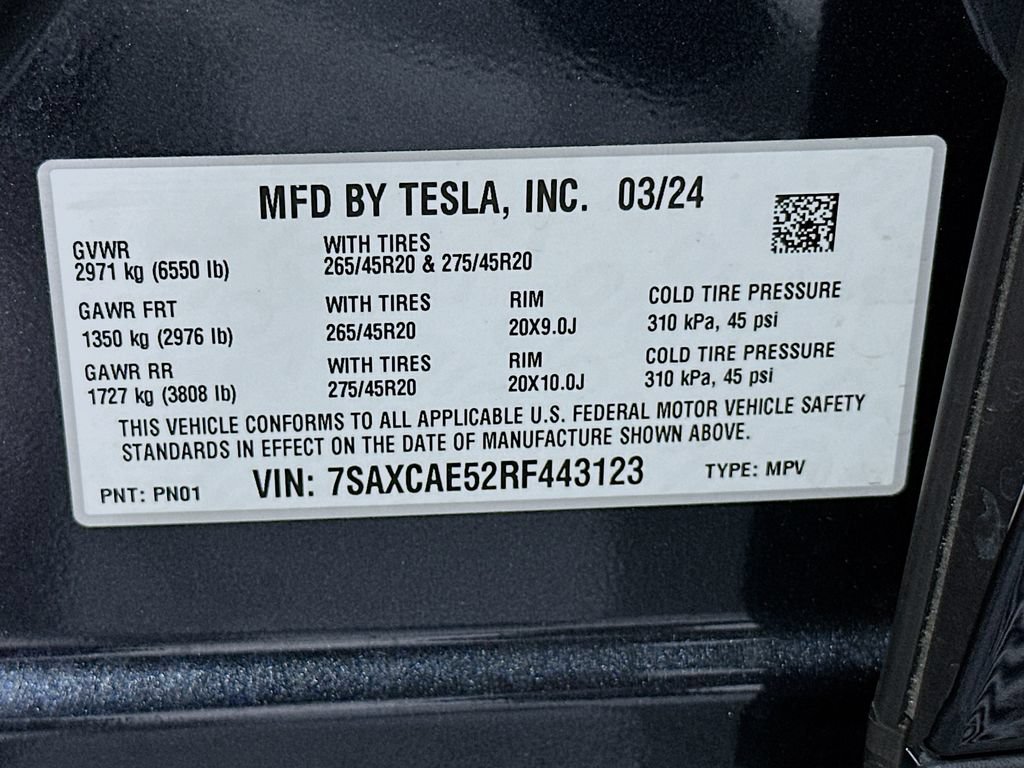 Used 2024 Tesla Model X AWD/4WD image 33