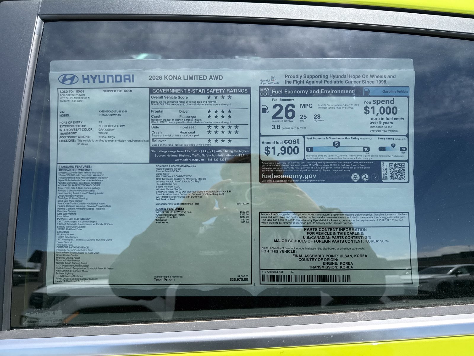 New 2026 Hyundai Kona Limited AWD/4WD image 31