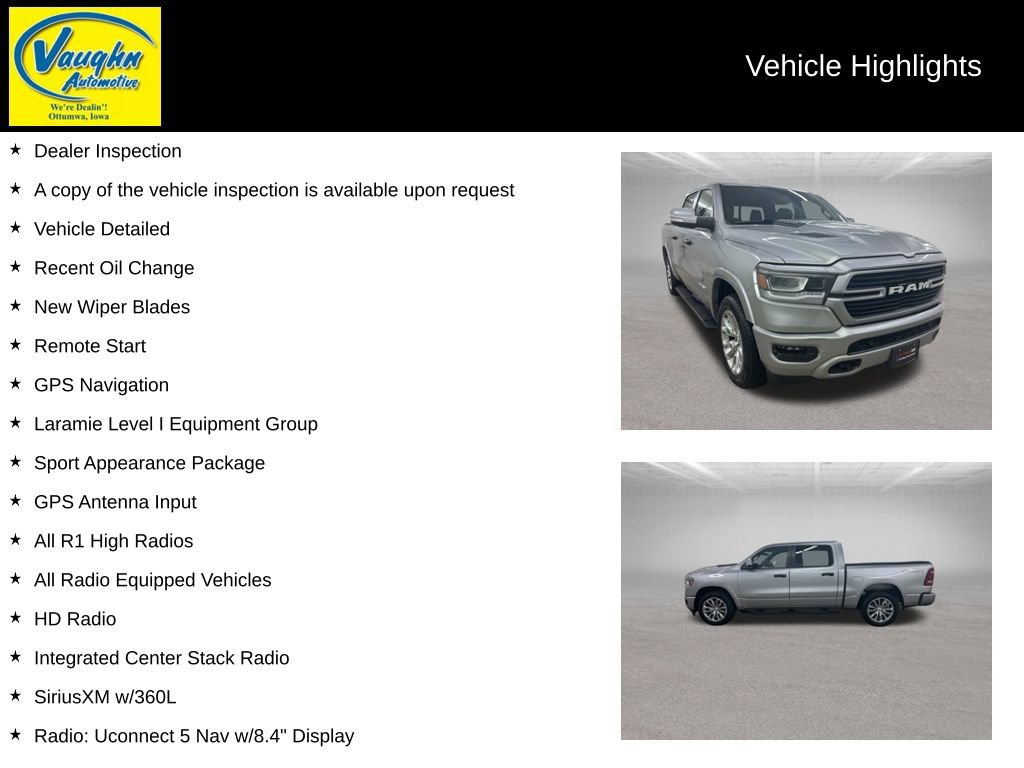 Used 2022 RAM 1500 Laramie w/ Sport Appearance Package image 2