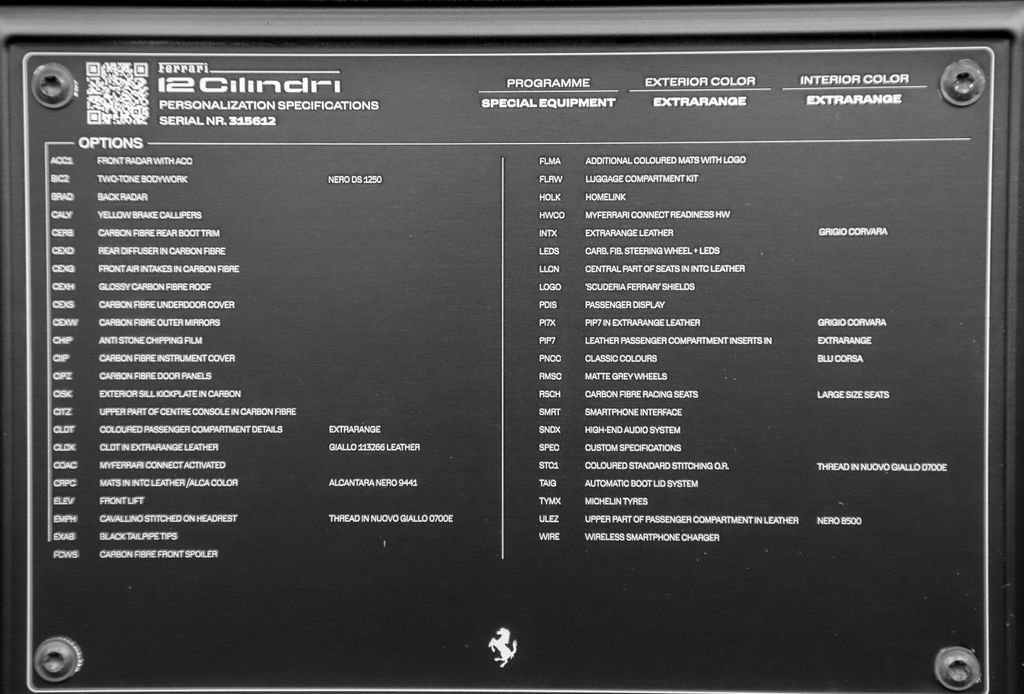 Certified 2025 Ferrari 12Cilindri RWD image 15