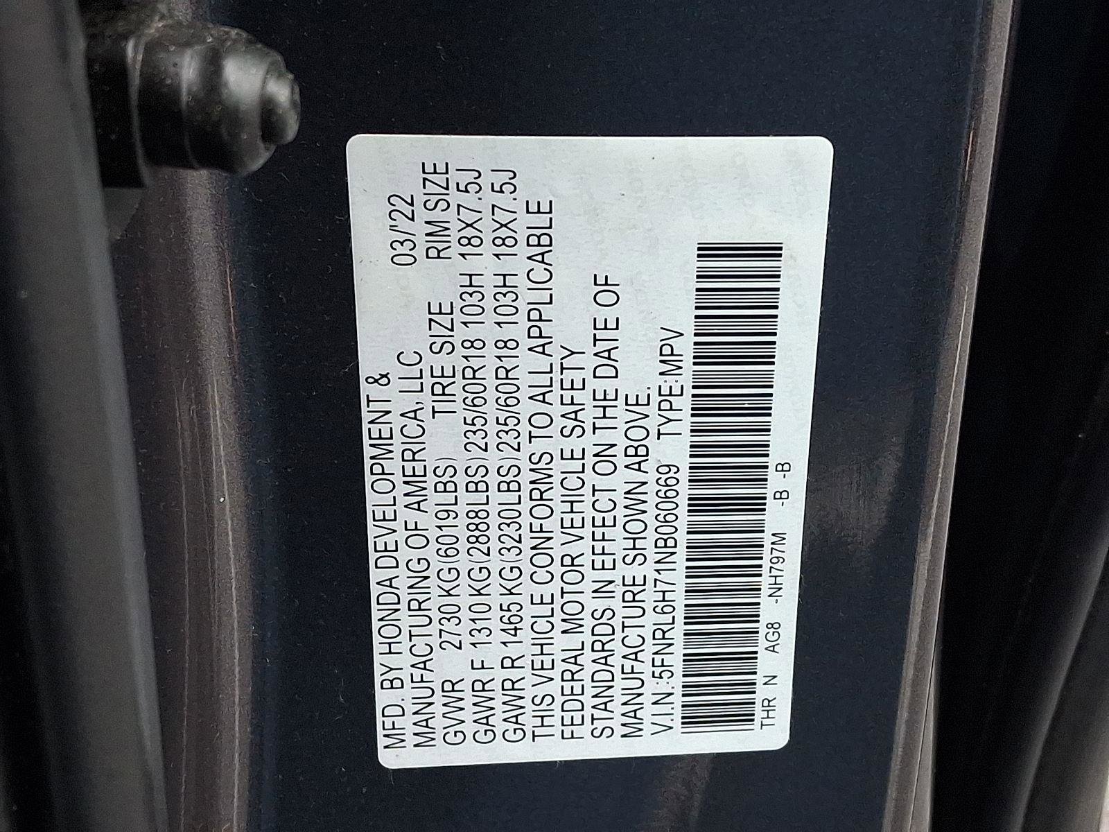 Used 2022 Honda Odyssey EX-L image 28