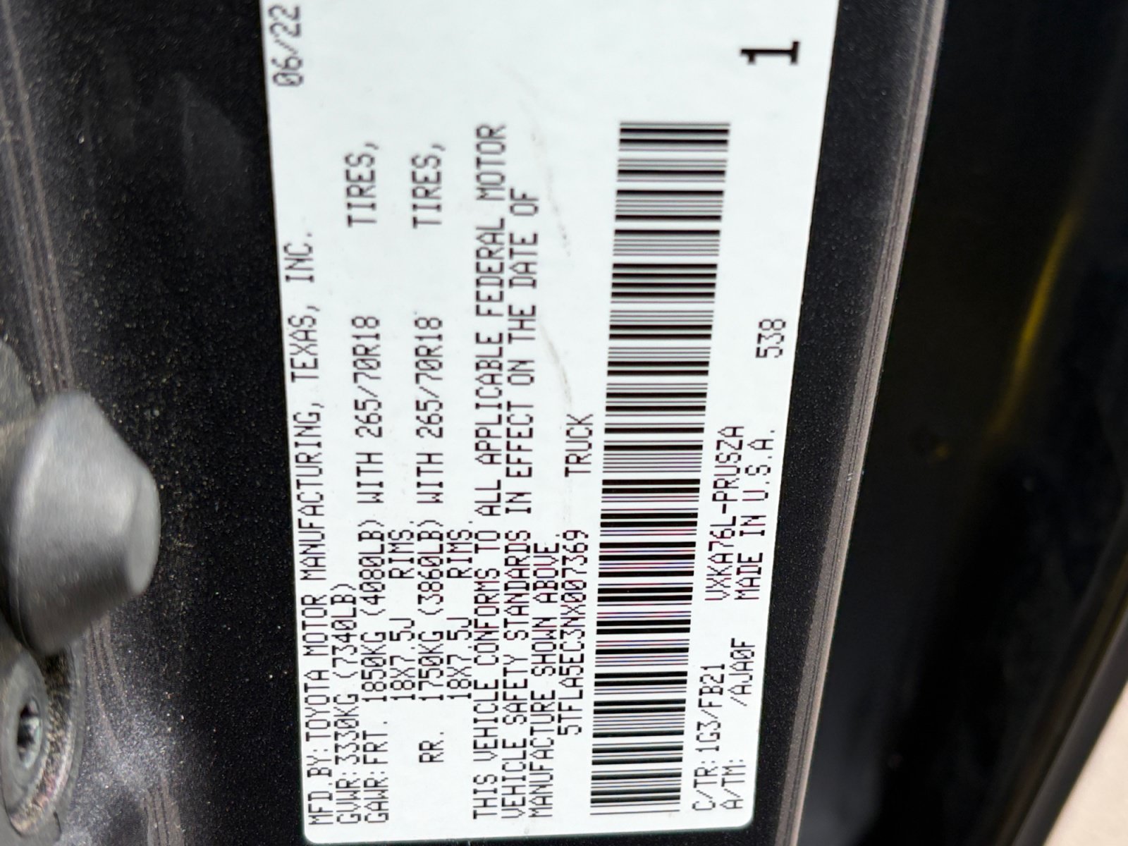 Used 2022 Toyota Tundra SR5 AWD/4WD image 34