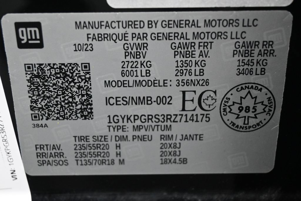 Used 2024 Cadillac XT6 Sport w/ Technology Package AWD/4WD image 11