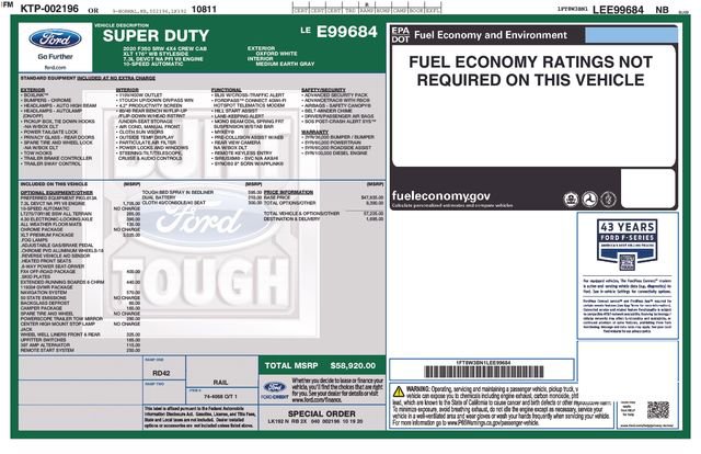 Used 2020 Ford F350 XLT w/ XLT Premium Package image 4