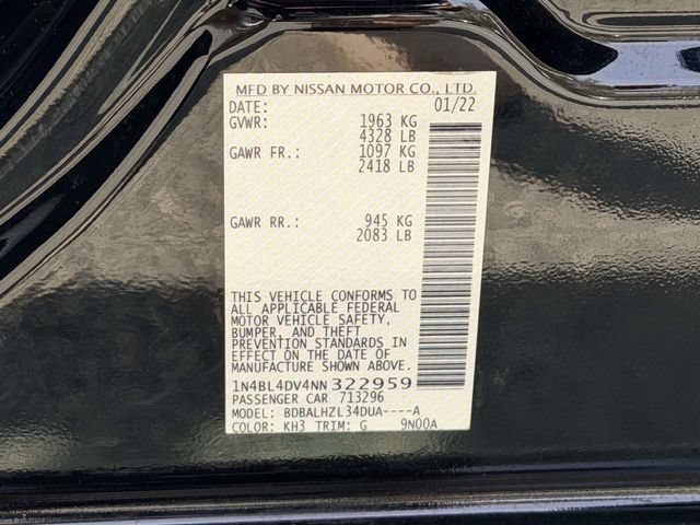 Used 2022 Nissan Altima 2.5 SV FWD image 25