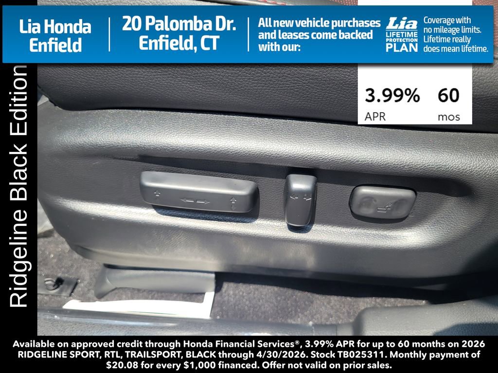 New 2026 Honda Ridgeline Black Edition image 15