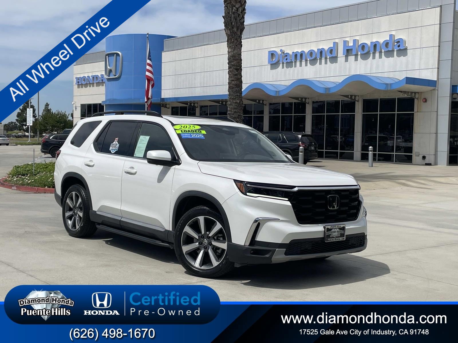 Certified 2025 Honda Pilot Elite