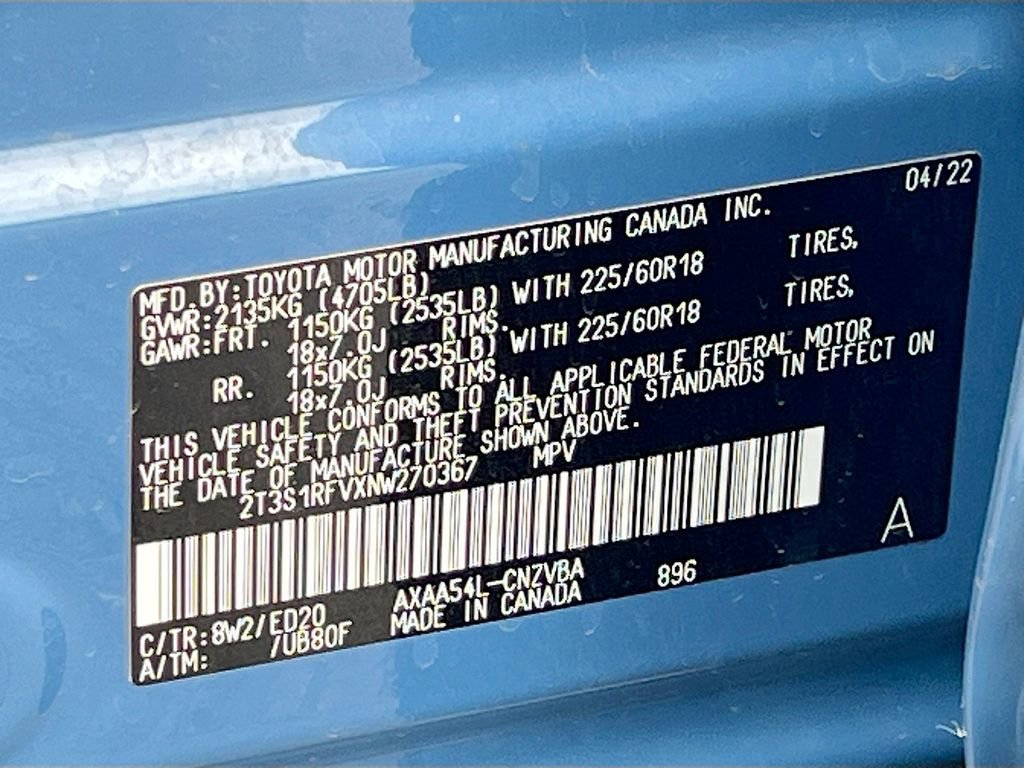 Used 2022 Toyota RAV4 TRD Off-Road w/ TRD Off-Road Weather Package image 32