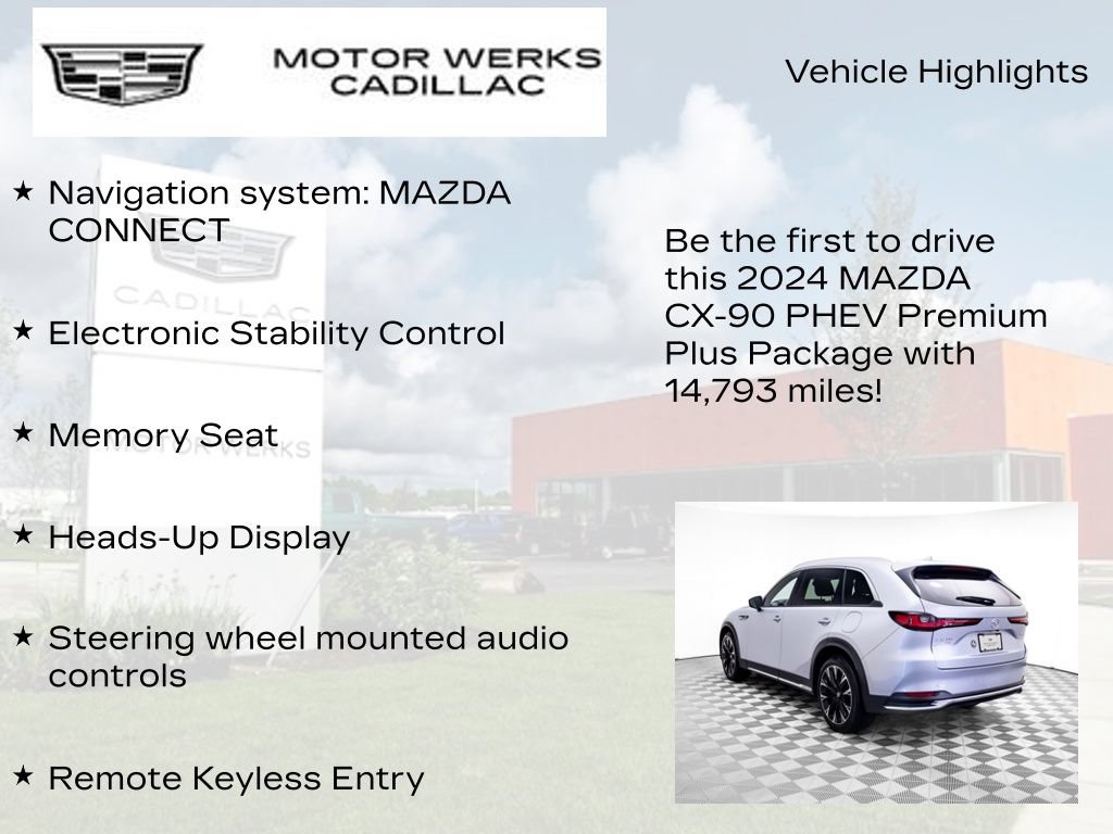 Used 2024 MAZDA CX-90 Plug-In Hybrid w/ Premium Plus AWD/4WD image 12