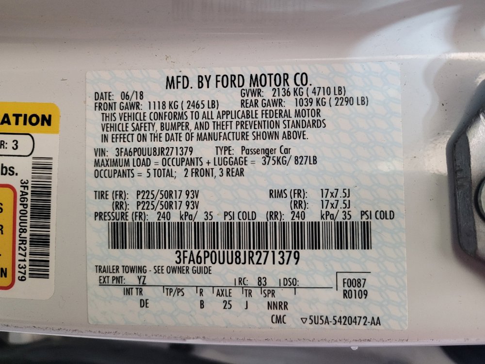 Used 2018 Ford Fusion S image 33