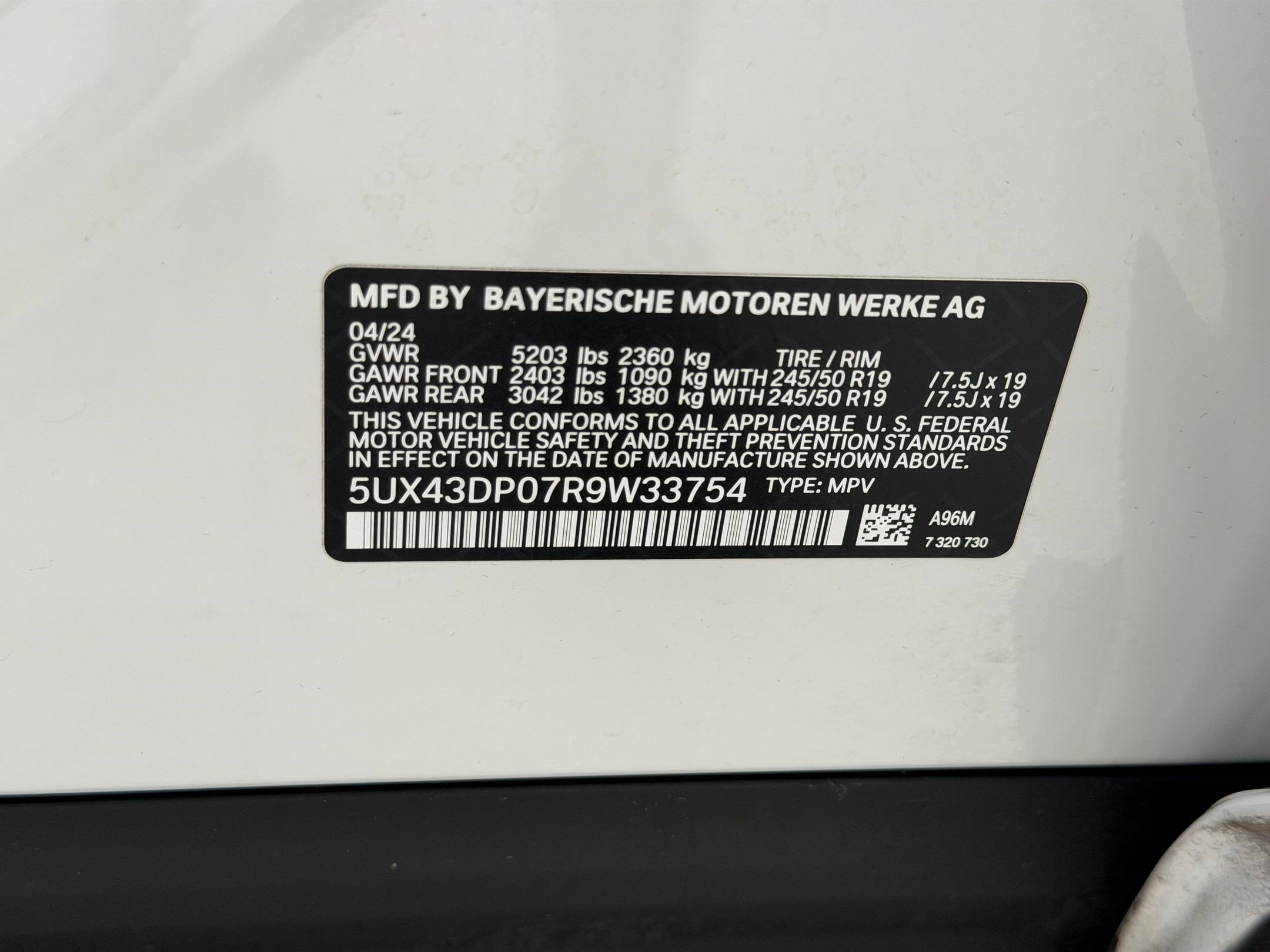Used 2024 BMW X3 sDrive30i w/ Premium Package RWD image 26