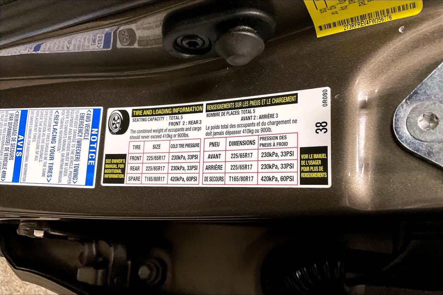 Used 2015 Toyota RAV4 XLE AWD/4WD image 35